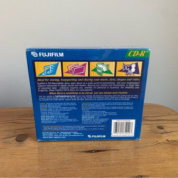 Fujifilm CD-R 10 Pack NWT - Picture 2 of 5